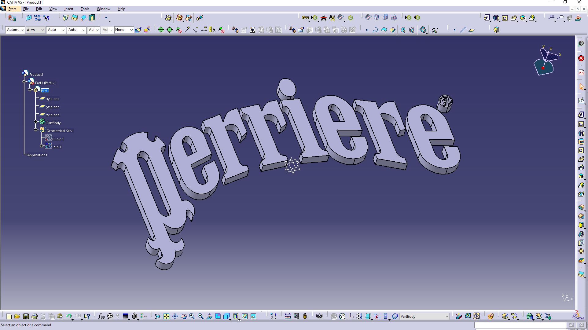 Type3 Gateway logo Perriere CATIA 3D